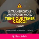 Uso casco Niños